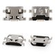 Charge Connector compatible with Huawei GR3; Fly IQ458 Evo Tech 2, IQ459 Quad EVO Chic 2; Lenovo A1000, (5 pin, micro USB type-B)