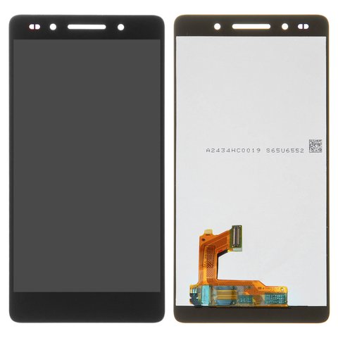 LCD compatible with Huawei Honor 7, black, without frame, High Copy, PLK L01 