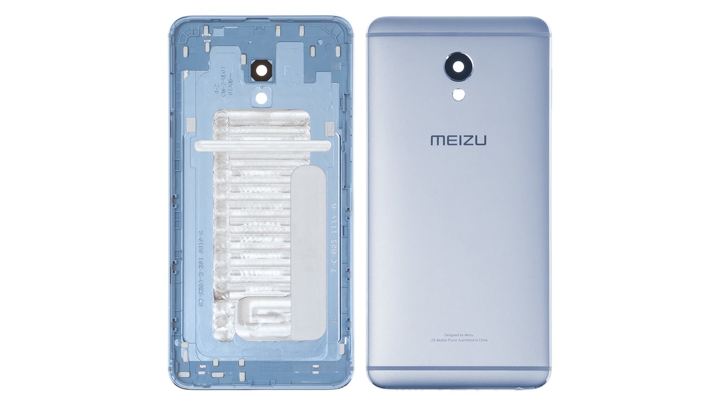 Housing Back Cover compatible with Meizu M3E, (blue) - GsmServer