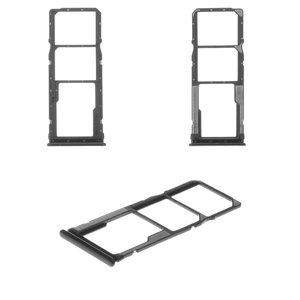 SIM Card Holder compatible with Xiaomi Redmi Note 8, black, M1908C3JH, M1908C3JG, M1908C3JI 