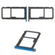 SIM Card Holder compatible with Huawei P20 Lite, (dark blue, with MMC holder)