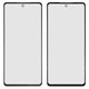 Housing Glass compatible with Samsung A525 Galaxy A52, A526 Galaxy A52 5G, (black)