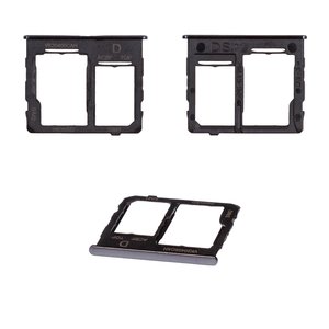 SIM Card Holder compatible with Samsung A326 Galaxy A32 5G, black 