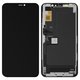 LCD compatible with iPhone 11 Pro, (black, with frame, AAA, (TFT), JK)