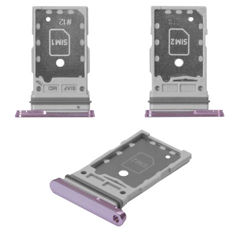 SIM Card Holder compatible with Samsung S911 Galaxy S23, S916 Galaxy S23 plus, S918 Galaxy S23 Ultra, lavender, lavender 