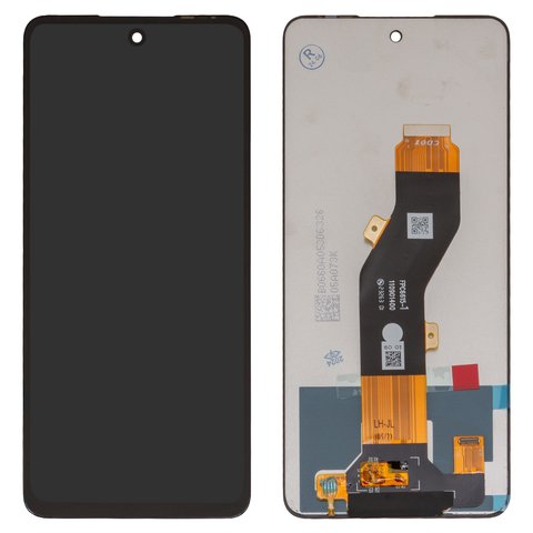 Дисплей для Tecno Pop 8, Spark 20 KJ5 , Spark 20C BG7 , Spark Go 2024  BG6 ; Infinix Hot 40i X6528B , Smart 8 X6525 , черный, без рамки, Original PRC , FPC6615