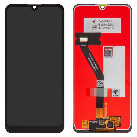 LCD compatible with Huawei Y6 Pro 2019 , without logo, without frame, FLYCDI, MRD LX2