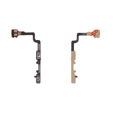 Flat Cable compatible with Oppo A52, A72, A92, sound button 