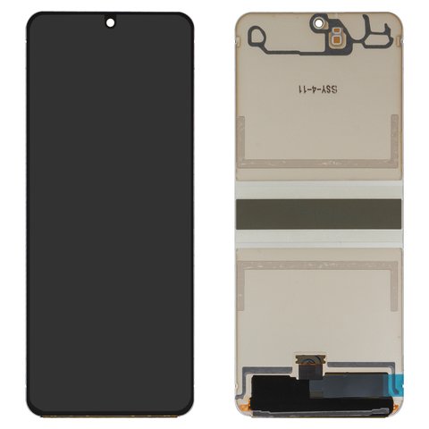 LCD compatible with Samsung F731 Galaxy Z Flip5, black, without frame, High Copy 