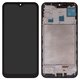 Дисплей для Samsung M156 Galaxy M15, черный, с рамкой, High Copy, с широким ободком, (OLED)