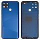 Задняя панель корпуса для Realme C12, синяя, со стеклом камеры