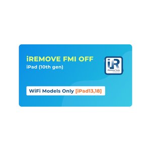 iRemove FMI OFF iPad 10th gen  WiFi Only [iPad13,18]