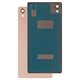 Panel trasero de carcasa puede usarse con Sony F8131 Xperia X Performance, rosada, rose gold