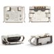 Conector de carga puede usarse con Nokia 6500c, 7900, 8800 Arte; Sony Ericsson W100, X10 mini, 5 pin, micro USB tipo-B