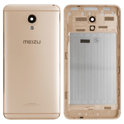 Panel trasero de carcasa puede usarse con Meizu M5 Note, dorada
