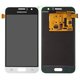Pantalla LCD puede usarse con Samsung J120 Galaxy J1 (2016), blanco, con ajuste de brillo, Best copy, sin marco, Copy, (TFT)