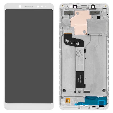 Pantalla LCD puede usarse con Xiaomi Redmi Note 5, blanco, Original PRC