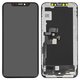 Pantalla LCD puede usarse con Apple iPhone XS, negro, con marco, HC, (OLED), GS OEM soft