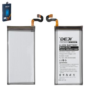 Batería Deji EB BG950ABE EB BG950ABA puede usarse con Samsung G950 Galaxy S8, G950F Galaxy S8, G950FD Galaxy S8, Li ion, 3.85 V, 3000 mAh