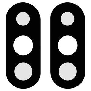 Vidrio de cámara puede usarse con Xiaomi Mi 8, Mi 8 Pro, negro, M1803E1A, M1807E8A