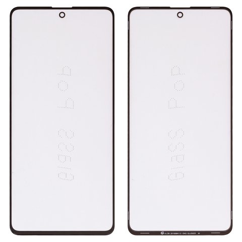 Vidrio de carcasa G+OCA PRO puede usarse con Samsung A715F DS Galaxy A71, con película OCA, negro