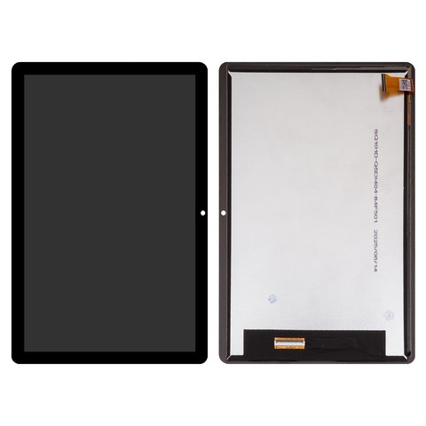 Pantalla LCD puede usarse con Doogee T10S; Blackview Oscal Pad 10, negro, sin marco, High Copy