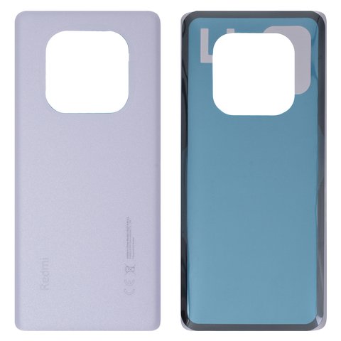 Panel trasero de carcasa puede usarse con Xiaomi Redmi Note 14 Pro 4G, rosada, aurora purple