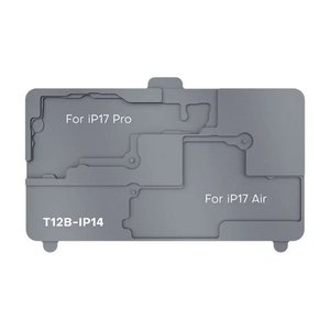 Fijador de placas Sunshine T12B IP14 puede usarse con Apple iPhone 17 Air, iPhone 17 Pro, para reparar placas base