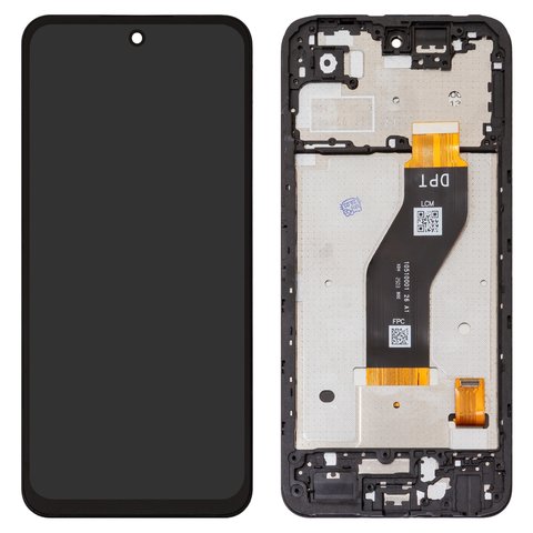 Pantalla LCD puede usarse con Tecno Spark Go 2 KM4 , negro, con marco, High Copy