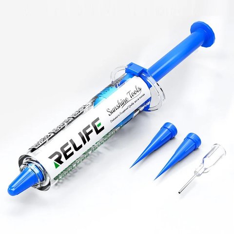 Fundente en pasta RELIFE HW11, sin estaño, no requiere enjuague, libre de halógeno, 10 ml