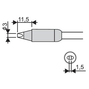Паяльне жало нагрівач Goot RX 85HRT 3D
