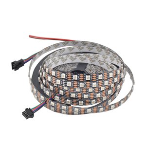 Светодиодная лента RGB SMD5050, WS2813 черная, с управлением, IP20, 5 В, 60 диодов м, 5 м 