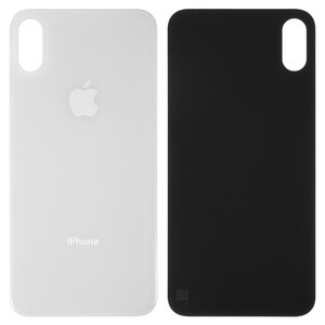 Задняя панель корпуса для iPhone X, белая, нужно снять стекло камеры, Original PRC , small hole