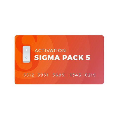 Активація Sigma Pack 5