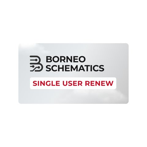 Продление активации Borneo Schematics 1 пользователь 12 месяцев 