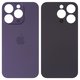 Задняя панель корпуса для iPhone 14 Pro, фиолетовая, не нужно снимать стекло камеры, Original (PRC), big hole