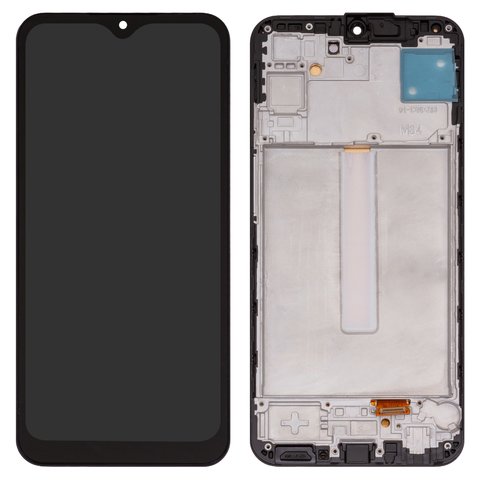 Дисплей для Samsung M346 Galaxy M34, чорний, з рамкою, High Copy, з широким обідком, OLED 