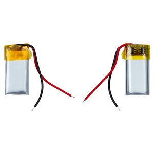 Акумулятор 400820, 20 мм, 10 мм, 4,0 мм, Li ion, 3,7 В, 50 мАг, з контролером