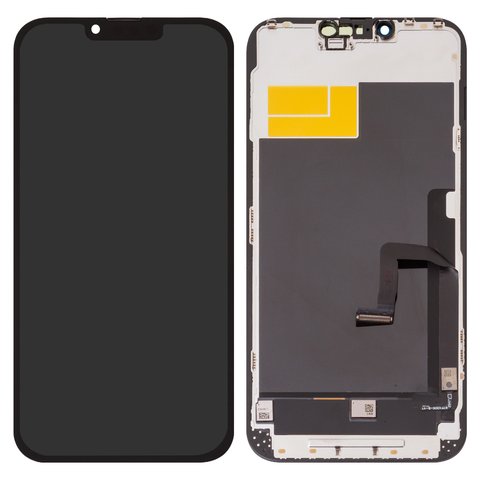 Дисплей для iPhone 13 Pro Max, чорний, з рамкою, High Copy, без помилки, OLED , ZY OLED OEM soft, 120Hz, diagnosable