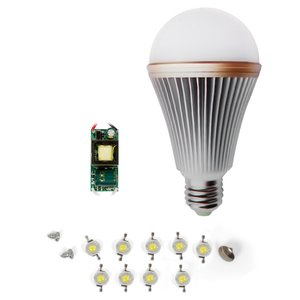Комплект для сборки LED-лампы SQ-Q24 E27 9 Вт – теплый белый Комплект для сборки LED-лампы SQ-Q24 E27 9 Вт – теплый белый