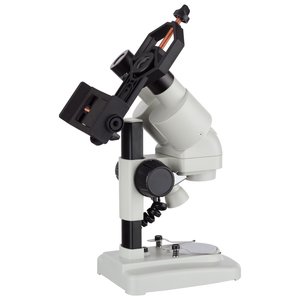Портативний стереомікроскоп AmScope SE120Z-TMD з тримачем для смартфона Портативний стереомікроскоп AmScope SE120Z-TMD з тримачем для смартфона
