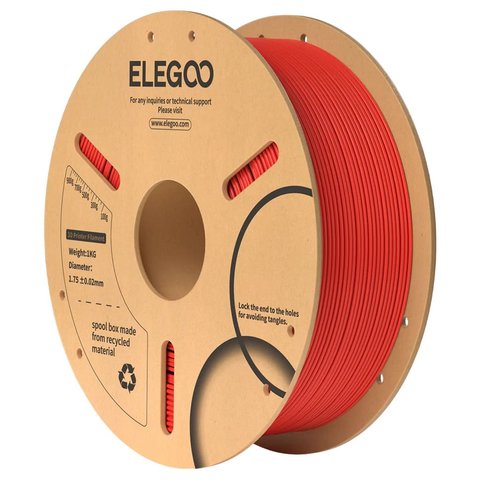 Филамент для 3D принтера ELEGOO PLA Red, 1 кг