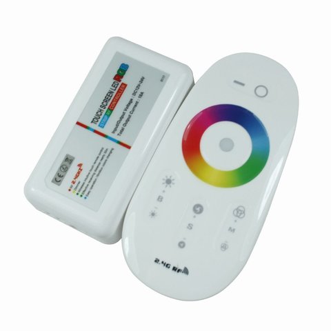 Regulador LED con control remoto con panel táctil  HTL 025 RGB, 5050, 3528, 216 W 